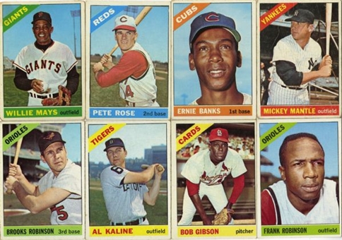 1966 Topps Baseball Partial Set (514/598)